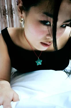 New Sandy Liang Safety Earrings In Gold Vermeil