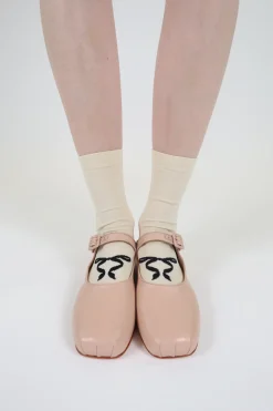 Store Sandy Liang Secret Socks In Butter