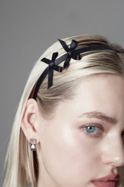 Best Sandy Liang Sergio Headband In Black