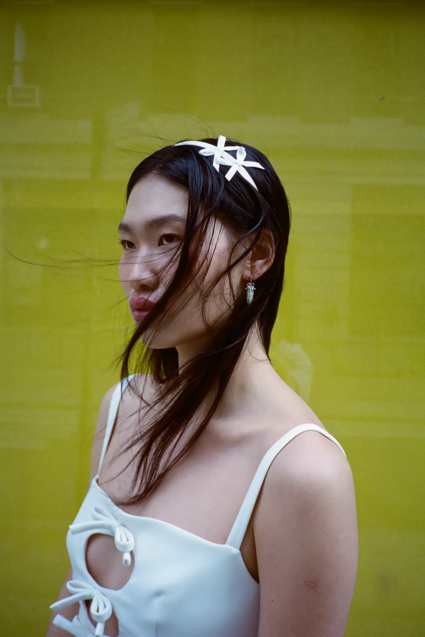 Best Sale Sandy Liang Sergio Headband In Heavy Cream