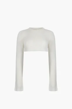 Discount Sandy Liang Skylark Sweater In Bone