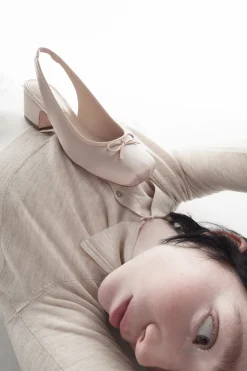 Store Sandy Liang Slingback 45 In Ballet Satin
