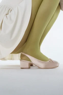 Store Sandy Liang Slingback 45 In Ballet Satin