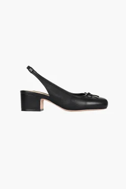 Cheap Sandy Liang Slingback 45 In Black Nappa