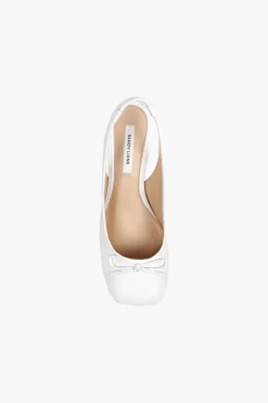 Discount Sandy Liang Slingback 45 In Optic White Nappa
