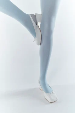 Discount Sandy Liang Slingback 45 In Optic White Nappa