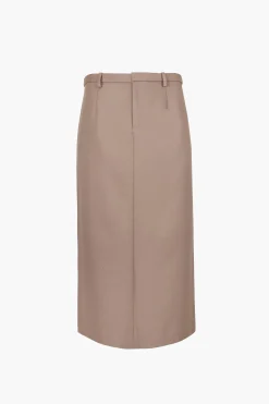 Cheap Sandy Liang Socks Skirt In Taupe