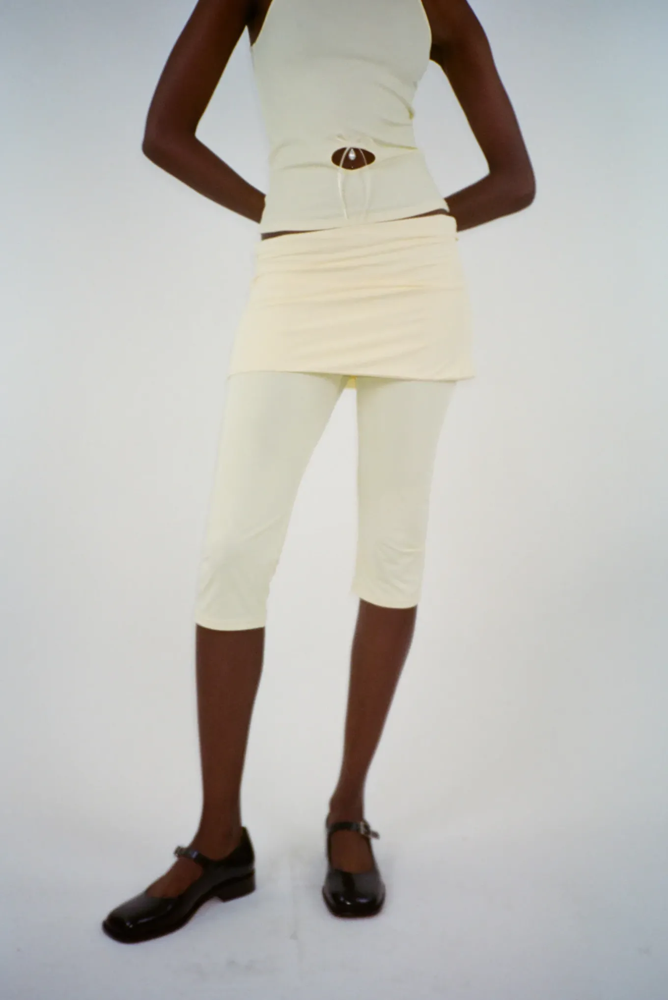 Fashion Sandy Liang Solow Capri In Butter