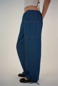 Clearance Sandy Liang Tifosi Pant In Indigo