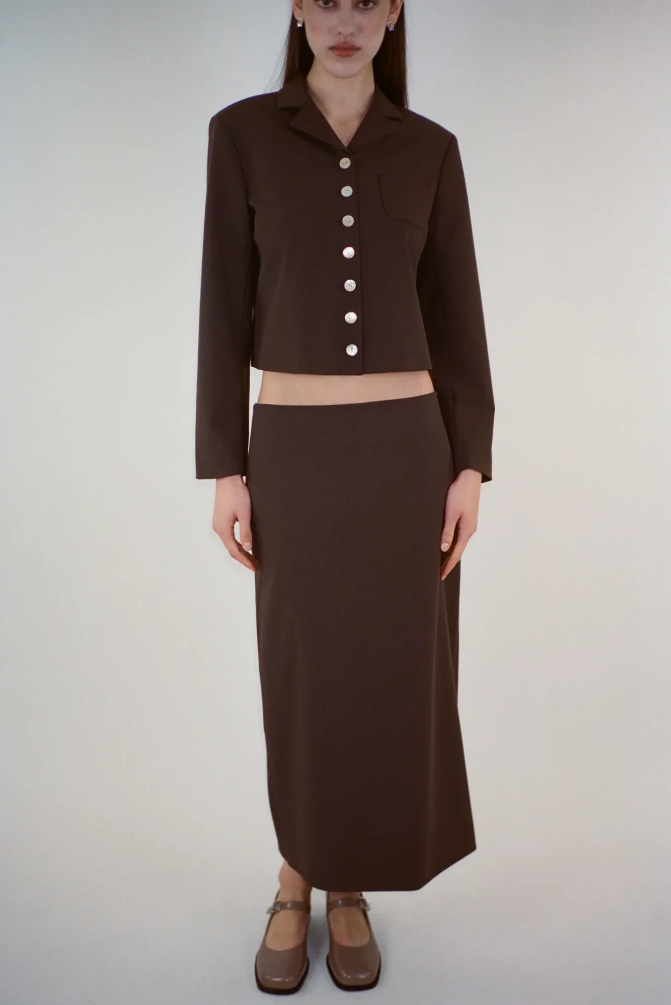 Flash Sale Sandy Liang Toes Skirt In Brown