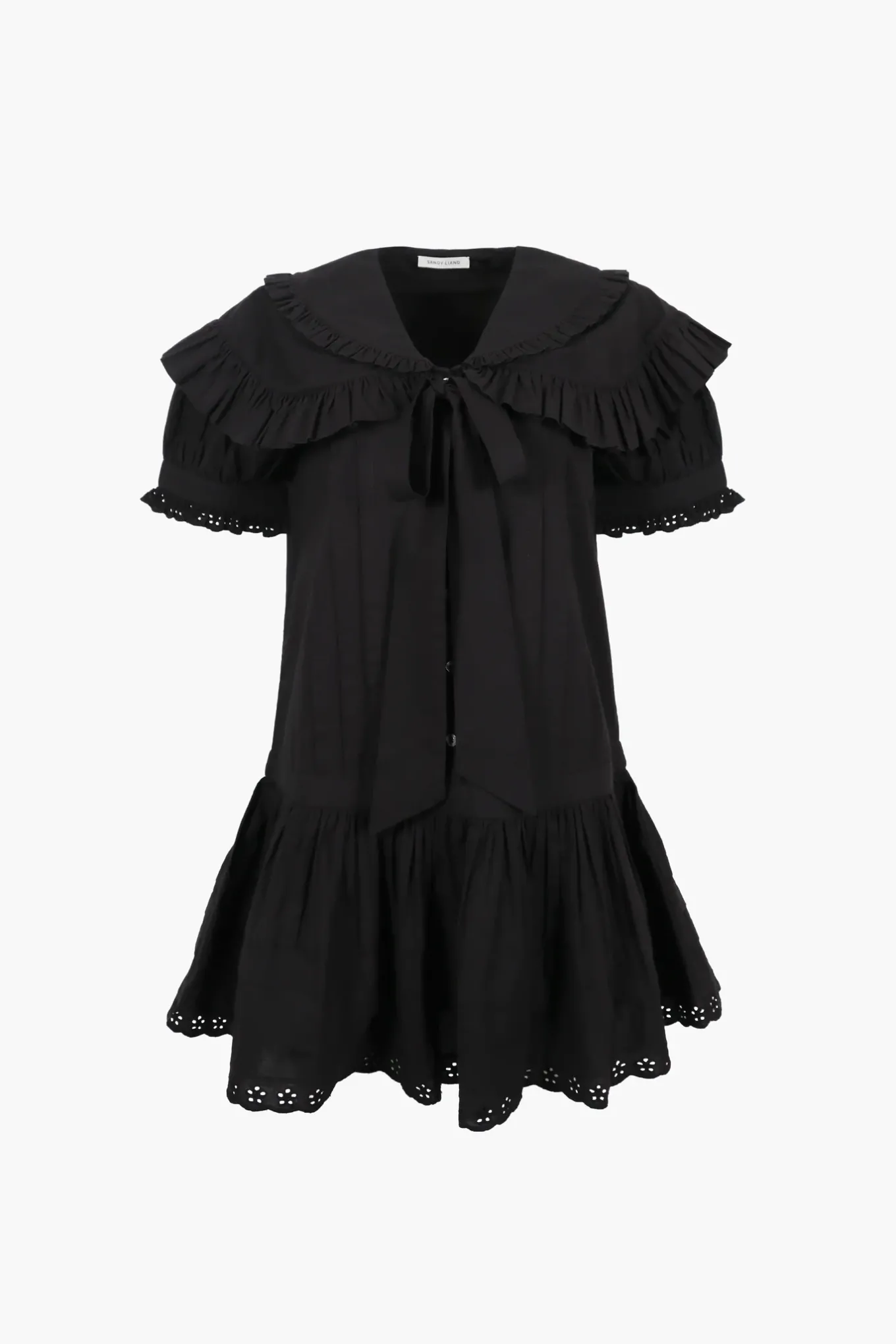 Discount Sandy Liang Toki Dress In Black
