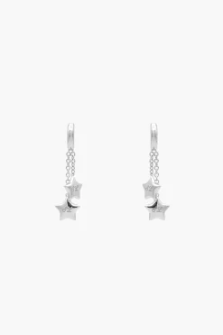 Cheap Sandy Liang Twin Earrings In Sterling Silver