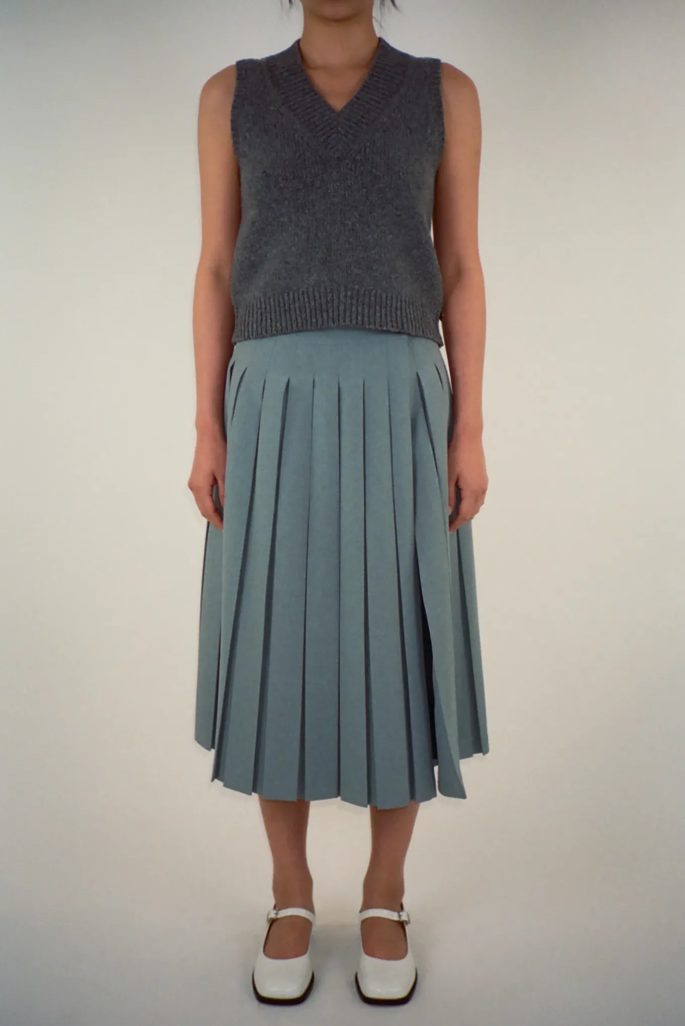 Cheap Sandy Liang Uniform Skort In Grey