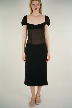 Flash Sale Sandy Liang Venus Dress In Black